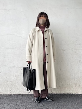 「Sig FREAK'S STORE（シグフリークスストア）のアイテム」を使った、もこさん（レディース・154cm）の冬コーディネート