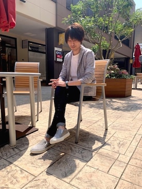 「LIDNM（リドム）のアイテム」を使った、★たか★さん（メンズ・178cm）の春コーディネート