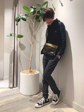 「WILD THINGS（ワイルドシングス）のアイテム（バッグ）」を使った、★たか★さん（メンズ・178cm）の春コーディネート
