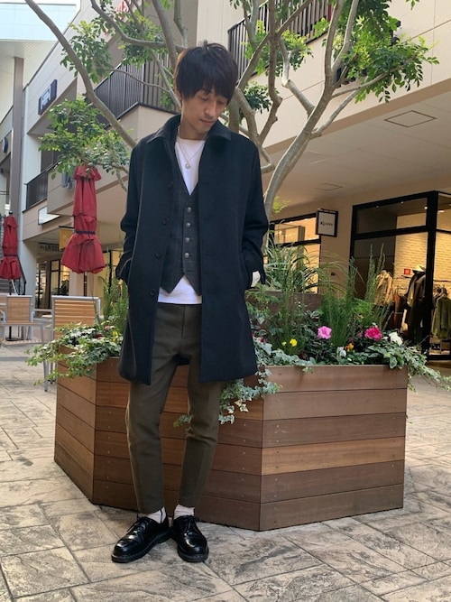 たか アバハウス ルージュ ヴィフ ラクレ 三井アウトレットパーク 滋賀竜王店 Abahouse Grayのステンカラーコートを使ったコーディネート Wear