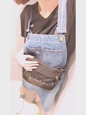 「LACOSTE」｜「アイテム（サロペット/オーバーオール）」を使った、n a  ⑅﻿さん（レディース・152cm）の夏コーディネート