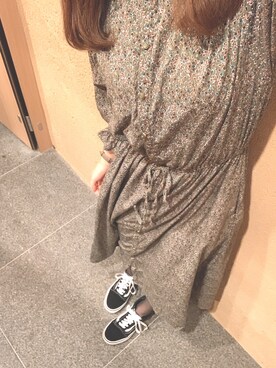 「フユコーデ」｜「アイテム（腕時計）」を使った、n a  ⑅﻿さん（レディース・151cm）の冬コーディネート