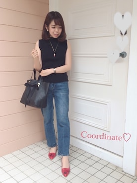 「F i.n.t（フィント）のアイテム（アクセサリー）」を使った、namicyo さん（レディース・147cm）の秋コーディネート