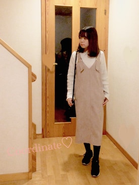「Ted Baker（テッドベーカー）のアイテム（バッグ）」を使った、namicyo さん（レディース・147cm）の冬コーディネート