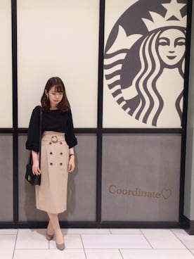 「Ted Baker（テッドベーカー）のアイテム（バッグ）」を使った、namicyo さん（レディース・147cm）の春コーディネート