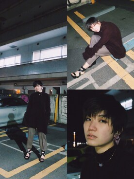 「アイテム（チョーカー）」を使った、DEPT／mother／VTOPIAさん（レディース・150cm）の冬コーディネート