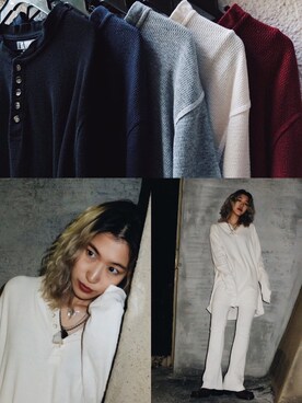 「アイテム（チュニック）」を使った、DEPT／mother／VTOPIAさん（レディース・150cm）の冬コーディネート