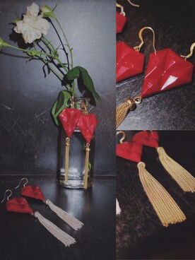 「アイテム（ピアス（両耳用））」を使った、DEPT／mother／VTOPIAさん（レディース・150cm）の冬コーディネート