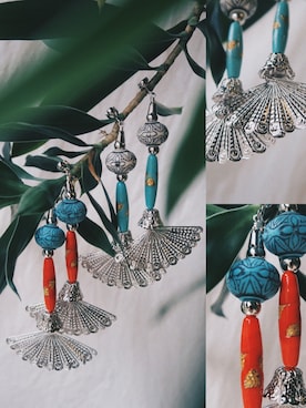 「アイテム（イヤリング）」を使った、DEPT／mother／VTOPIAさん（レディース・150cm）の冬コーディネート