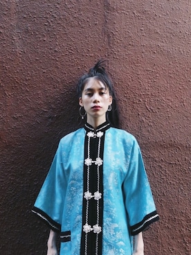 「アイテム（ピアス（片耳用））」を使った、DEPT／mother／VTOPIAさん（レディース・150cm）の夏コーディネート