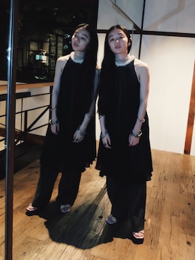 「アイテム（ブレスレット）」を使った、DEPT／mother／VTOPIAさん（レディース・150cm）の夏コーディネート