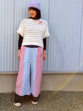 なお奈穂さんのコーディネート