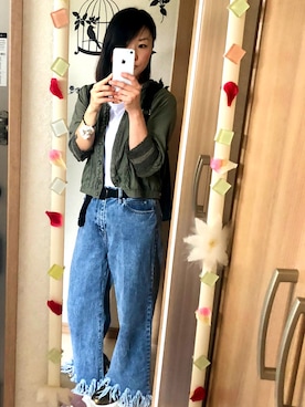 なお奈穂さんのコーディネート