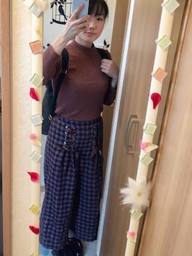 なお奈穂さんのコーディネート