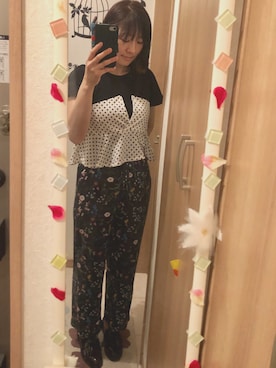 なお奈穂さんのコーディネート