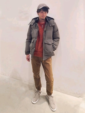 「Chrome Hearts」｜「アイテム（キャップ）」を使った、gucchiiiさん（メンズ・178cm）の冬コーディネート