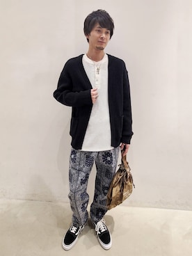 「エコバッグ」｜gucchiiiさん（メンズ・178cm）の冬コーディネート