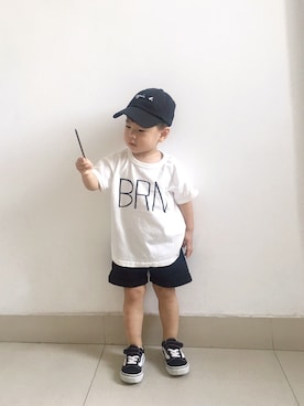 Elevenさん（キッズ・90cm）の秋コーディネート