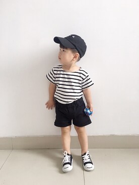 Elevenさん（キッズ・90cm）の秋コーディネート