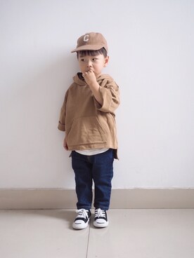 Elevenさん（キッズ・90cm）の秋コーディネート