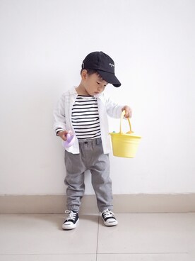 Elevenさん(キッズ・90cm)の秋コーディネート