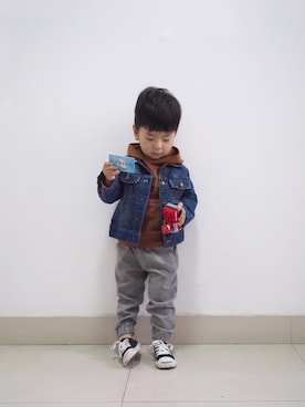 Elevenさん(キッズ・90cm)の秋コーディネート