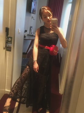 「アイテム（ボディバッグ/ウエストポーチ）」を使った、S_artlover さん（レディース・160cm）の夏コーディネート