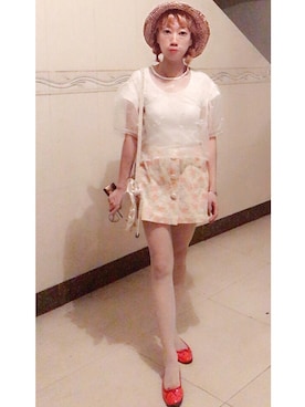 「rosebullet（ローズブリット）のアイテム」を使った、bibiさん（レディース・156cm）の秋コーディネート