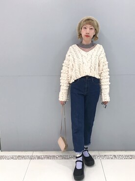 bibiさん（レディース・156cm）の冬コーディネート