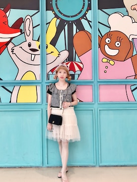 「katie」｜bibiさん（レディース・156cm）の夏コーディネート