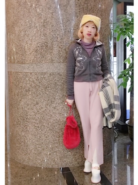 bibiさん(レディース・156cm)の冬コーディネート