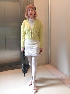 「KIKIのアイテム」を使った、bibiさん（レディース・156cm）の冬コーディネート