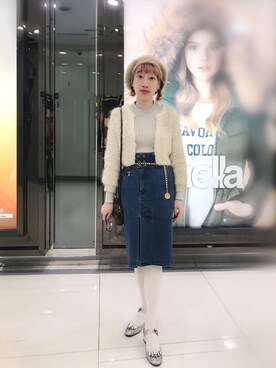 「キラキラ靴」｜bibiさん（レディース・156cm）の春コーディネート
