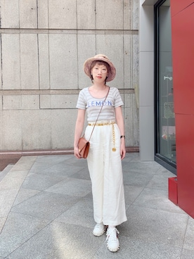 bibiさん（レディース・156cm）の夏コーディネート