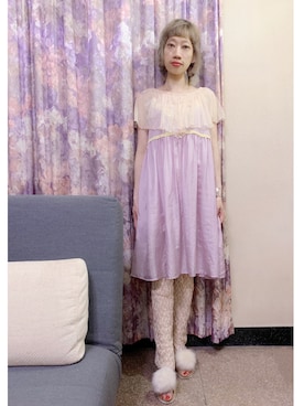 nesessaire（ネセセア）の「ハンドエンブロイダリーワンピース 