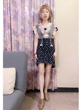 bibiさん（レディース・156cm）の夏コーディネート