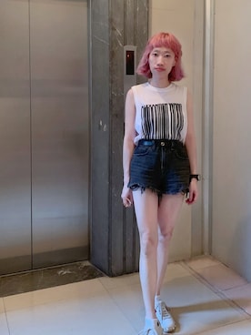 「HIROB（ヒロブ）のアイテム」を使った、bibiさん（レディース・156cm）の秋コーディネート