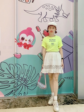 「fafa（フェフェ）のアイテム」を使った、bibiさん（レディース・156cm）の秋コーディネート