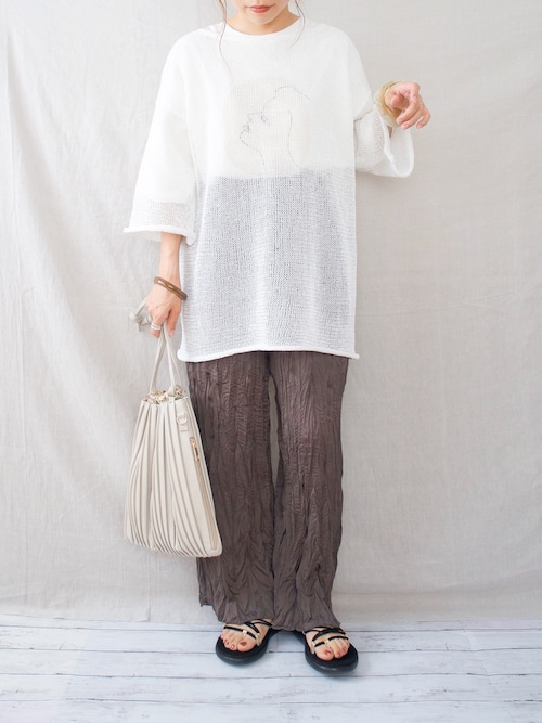 アリー しまむらのニット セーターを使ったコーディネート Wear