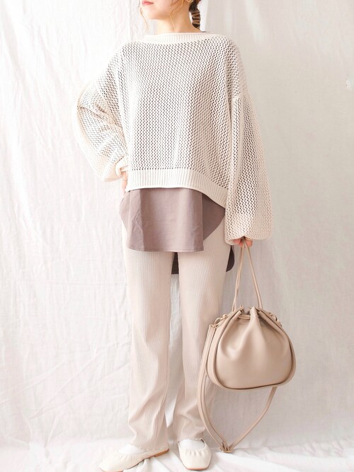 アリー しまむらのカーディガン ボレロを使ったコーディネート Wear