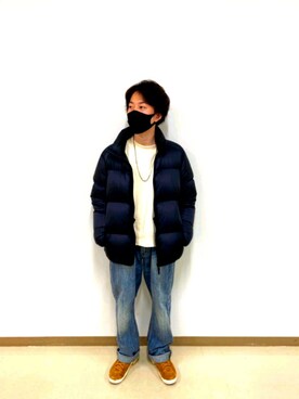 「NIKE（ナイキ）のアイテム（スニーカー、ブラウン系）」を使った、[LAST CRISIS]REMさん（メンズ・168cm）の冬コーディネート