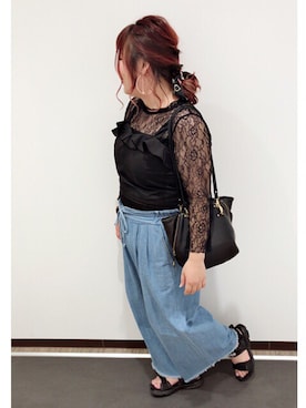 「Deviluse（Deviluse）のアイテム（アクセサリー）」を使った、asakoさん（レディース・167cm）の夏コーディネート