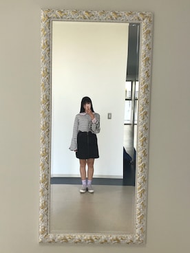 「A.D.G（エーディージー）のアイテム」を使った、miuさん（レディース・159cm）の春コーディネート