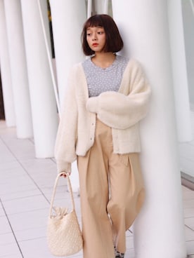 Crispさん（レディース・151cm）の冬コーディネート