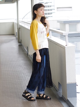 「ラップスカート」｜Crispさん（レディース・157cm）の春コーディネート