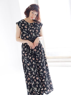 「クリスプ」｜「アイテム（つなぎ/オールインワン）」を使った、Crispさん（レディース・151cm）の春コーディネート