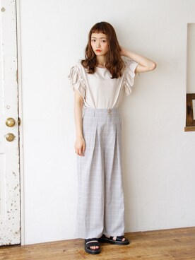 Crispさん（レディース・157cm）の夏コーディネート