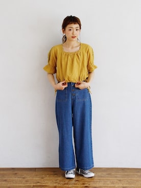 Crispさん（レディース・157cm）の夏コーディネート