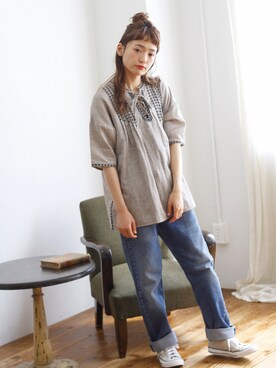 Crispさん(レディース・157cm)の夏コーディネート