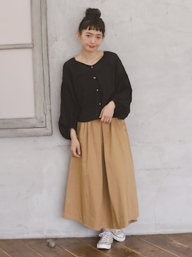 「Crisp（クリスプ）のアイテム」を使った、Crispさん（レディース・157cm）の夏コーディネート